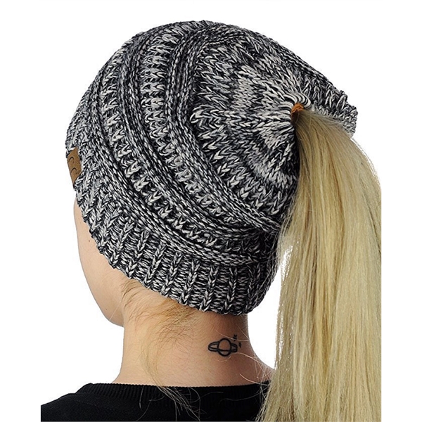 Winter Ponytail Beanie - Winter Ponytail Beanie - Image 6 of 8