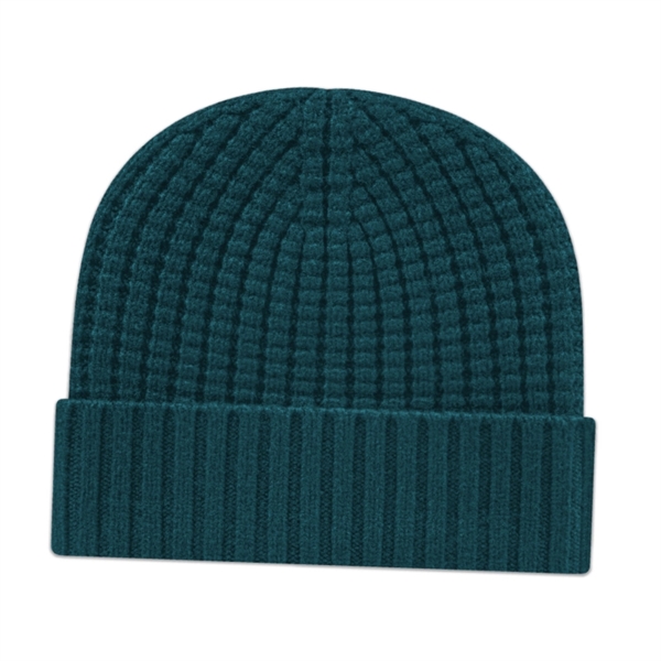 Premium Waffle Knit Toque with Cuff - Premium Waffle Knit Toque with Cuff - Image 3 of 8