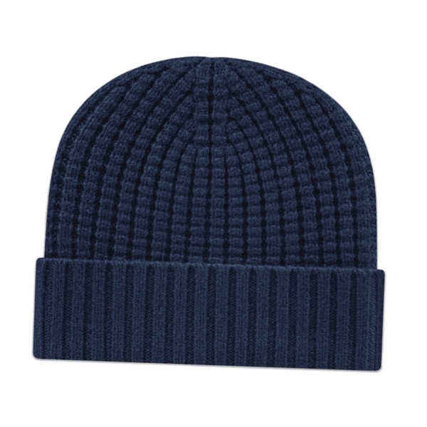 Premium Waffle Knit Toque with Cuff - Premium Waffle Knit Toque with Cuff - Image 7 of 8