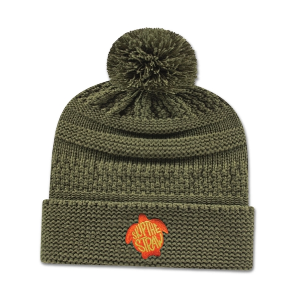 Cable Knit Toque with Cuff - Cable Knit Toque with Cuff - Image 0 of 6