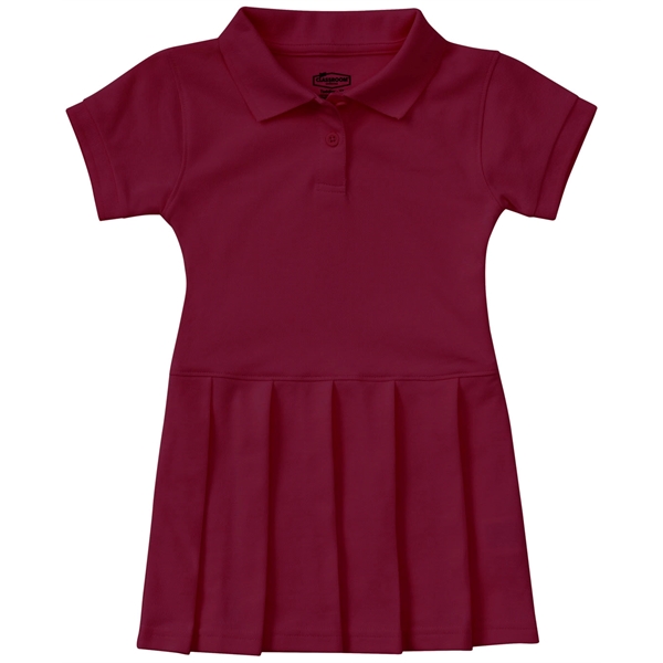 Classroom Uniforms Girls' Pique Polo Dress for Preschool - Classroom Uniforms Girls' Pique Polo Dress for Preschool - Image 2 of 5