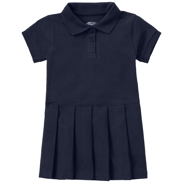 Classroom Uniforms Girls' Pique Polo Dress for Preschool - Classroom Uniforms Girls' Pique Polo Dress for Preschool - Image 1 of 5