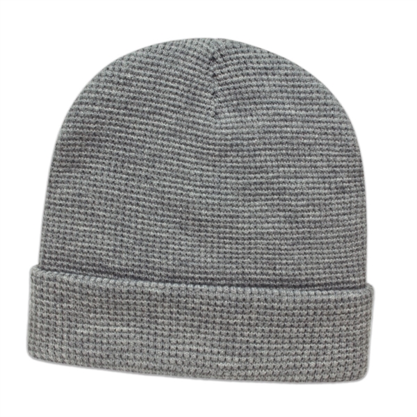 Waffle Knit Toque with Cuff - Waffle Knit Toque with Cuff - Image 1 of 4