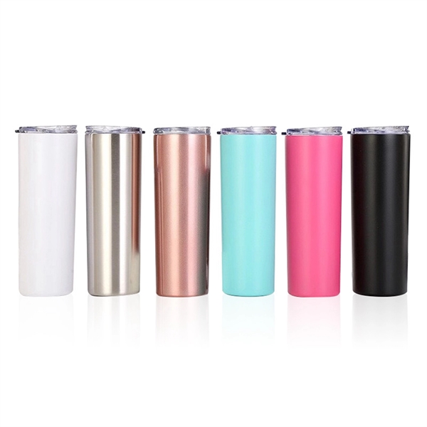 20 oz Skinny Straight Wine Tumbler With Lid - 20 oz Skinny Straight Wine Tumbler With Lid - Image 19 of 19