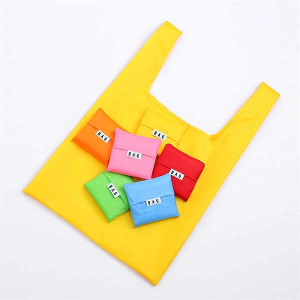 Waterproof Polyester Cloth Folding Shopping Bag - Waterproof Polyester Cloth Folding Shopping Bag - Image 0 of 3