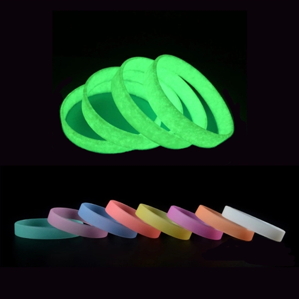 Glow in the Dark Silicone Wristband - Glow in the Dark Silicone Wristband - Image 0 of 0