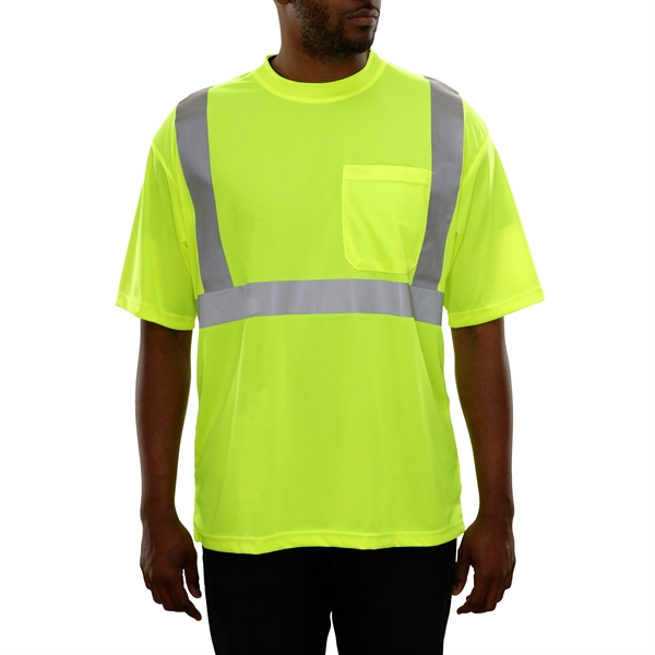 Pocketed X-Back Safety Shirt