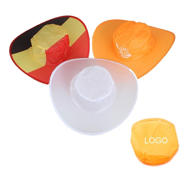 Foldable Cowboy Hat with Storage Pouch - Foldable Cowboy Hat with Storage Pouch - Image 0 of 0