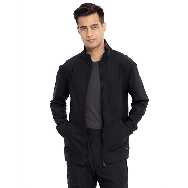 Cherokee - Form - Men's Stand Up Collar Zip Front Jacket - Cherokee - Form - Men's Stand Up Collar Zip Front Jacket - Image 0 of 5