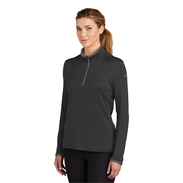 Nike Ladies Dri-FIT Stretch 1/2-Zip Cover-Up 7.6 oz. Jacket - Nike Ladies Dri-FIT Stretch 1/2-Zip Cover-Up 7.6 oz. Jacket - Image 11 of 11