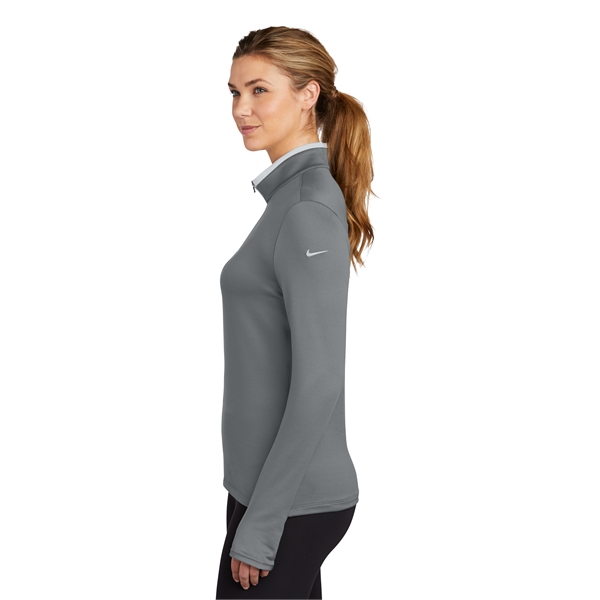 Nike Ladies Dri-FIT Stretch 1/2-Zip Cover-Up 7.6 oz. Jacket - Nike Ladies Dri-FIT Stretch 1/2-Zip Cover-Up 7.6 oz. Jacket - Image 6 of 11