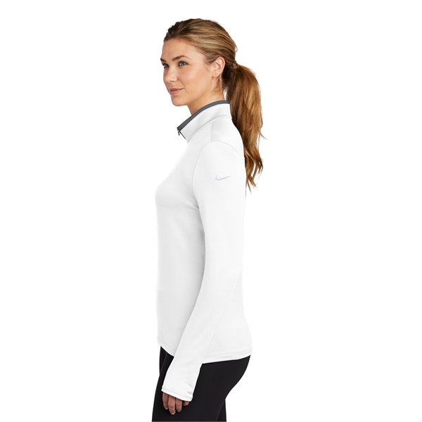 Nike Ladies Dri-FIT Stretch 1/2-Zip Cover-Up 7.6 oz. Jacket - Nike Ladies Dri-FIT Stretch 1/2-Zip Cover-Up 7.6 oz. Jacket - Image 10 of 11