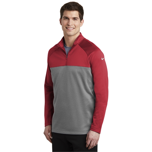 Nike Therma-FIT 1/2-Zip Fleece 7 oz. w/ Screen Print Jacket - Nike Therma-FIT 1/2-Zip Fleece 7 oz. w/ Screen Print Jacket - Image 6 of 30