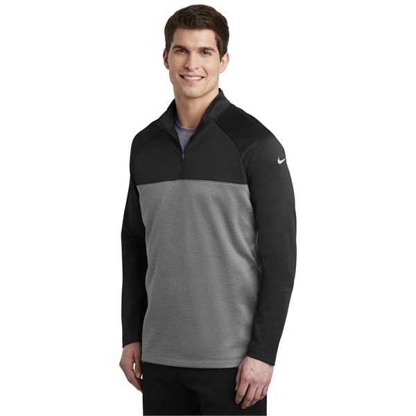 Nike Therma-FIT 1/2-Zip Fleece 7 oz. w/ Screen Print Jacket - Nike Therma-FIT 1/2-Zip Fleece 7 oz. w/ Screen Print Jacket - Image 19 of 30