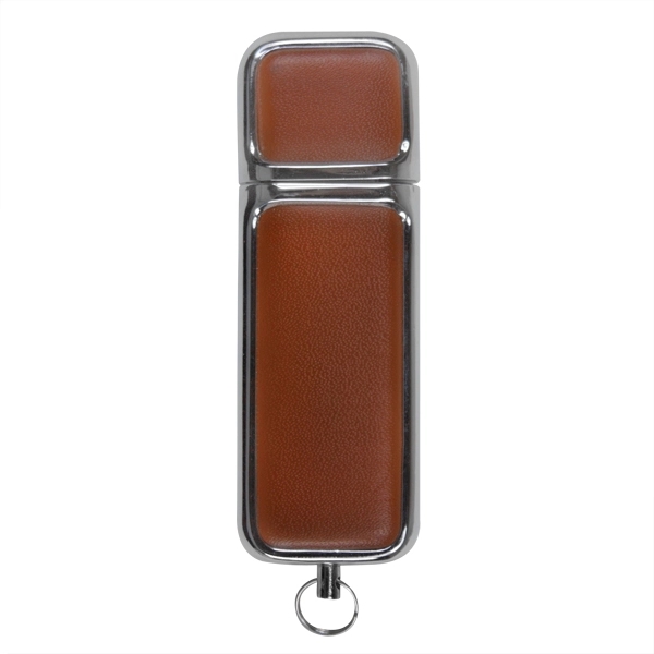 Flat Leather USB Flash Drive - Flat Leather USB Flash Drive - Image 4 of 4