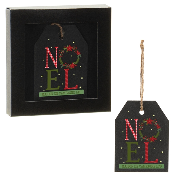 Slate Holiday Christmas Tree Ornament - Slate Holiday Christmas Tree Ornament - Image 2 of 2