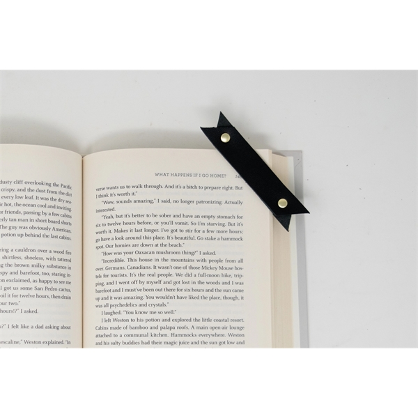 Leather Corner Bookmark. USA Made. Logo or Monogram Availabl - Leather Corner Bookmark. USA Made. Logo or Monogram Availabl - Image 1 of 11