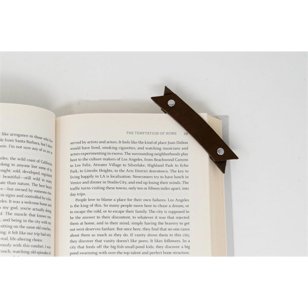 Leather Corner Bookmark. USA Made. Logo or Monogram Availabl - Leather Corner Bookmark. USA Made. Logo or Monogram Availabl - Image 4 of 11