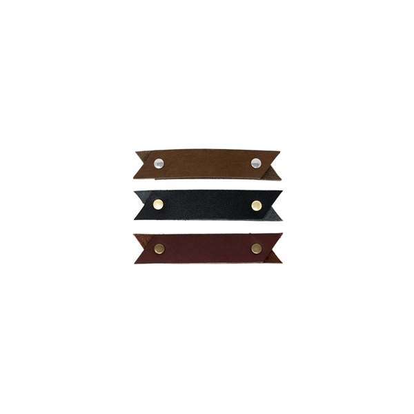 Leather Corner Bookmark. USA Made. Logo or Monogram Availabl - Leather Corner Bookmark. USA Made. Logo or Monogram Availabl - Image 5 of 11