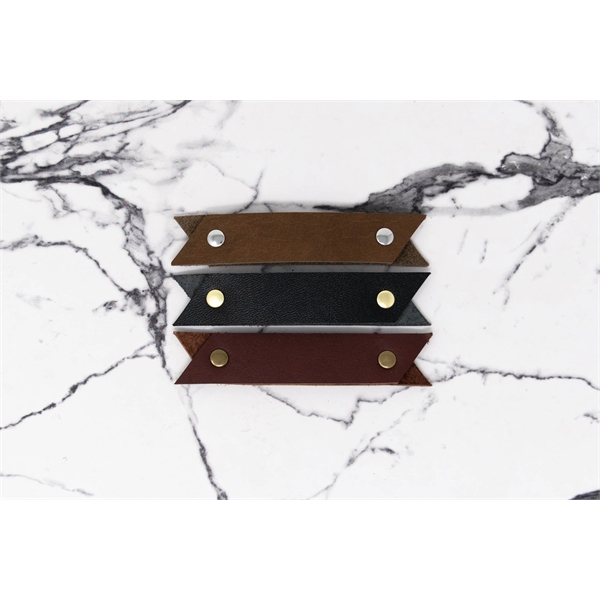 Leather Corner Bookmark. USA Made. Logo or Monogram Availabl - Leather Corner Bookmark. USA Made. Logo or Monogram Availabl - Image 7 of 11