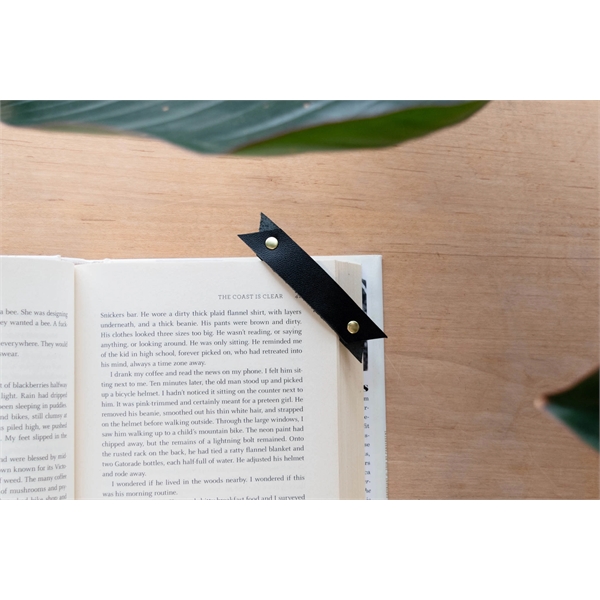 Leather Corner Bookmark. USA Made. Logo or Monogram Availabl - Leather Corner Bookmark. USA Made. Logo or Monogram Availabl - Image 8 of 11