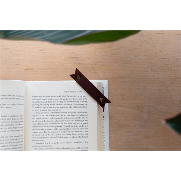 Leather Corner Bookmark. USA Made. Logo or Monogram Availabl - Leather Corner Bookmark. USA Made. Logo or Monogram Availabl - Image 10 of 11