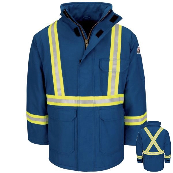 Deluxe Parka Jacket with CSA Reflective Trim - Deluxe Parka Jacket with CSA Reflective Trim - Image 0 of 0