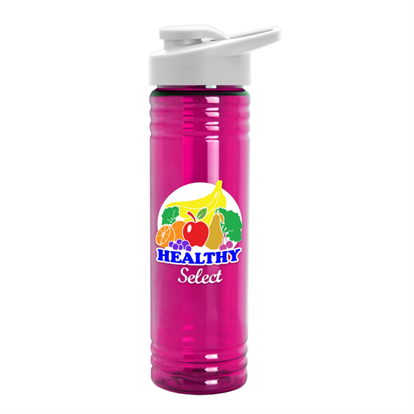 24 oz. Slim Fit Water Bottles with Drink-Thru Lid - Digital - 24 oz. Slim Fit Water Bottles with Drink-Thru Lid - Digital - Image 1 of 16