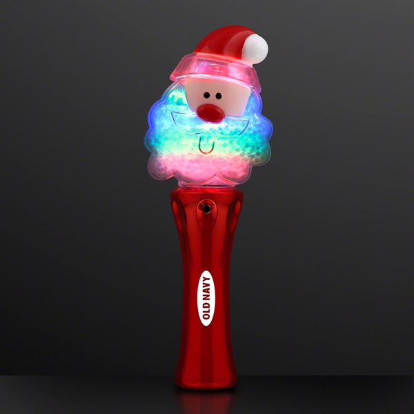 LED Santa Claus Spinning Light Wand - LED Santa Claus Spinning Light Wand - Image 0 of 1