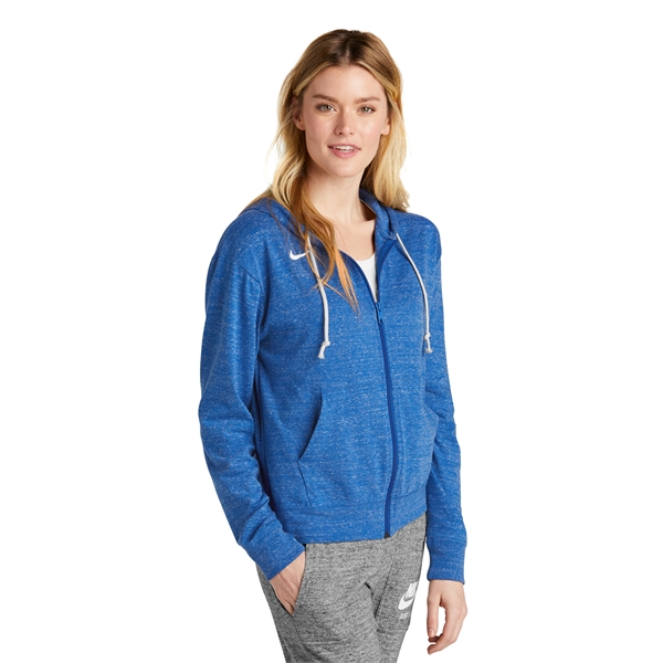 Nike Ladies Gym Vintage Full-Zip Hoodies - Nike Ladies Gym Vintage Full-Zip Hoodies - Image 4 of 16