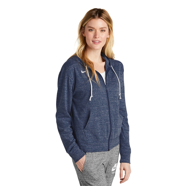 Nike Ladies Gym Vintage Full-Zip Hoodies - Nike Ladies Gym Vintage Full-Zip Hoodies - Image 13 of 16