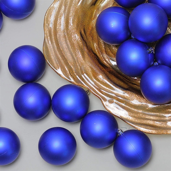 Colorful Plastic Christmas Ball Ornaments - Colorful Plastic Christmas Ball Ornaments - Image 2 of 2