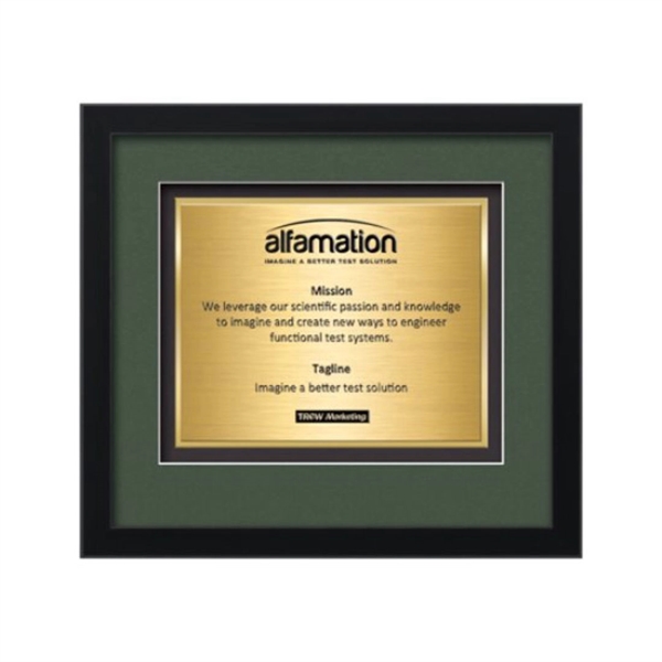 Custom Primrose Certificate TexEtch - Black