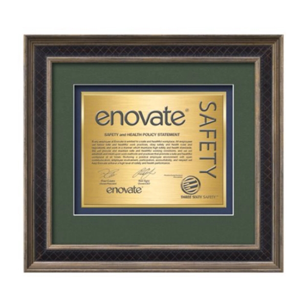 Custom Tuscan Certificate TexEtch - Rustic/Charcoal
