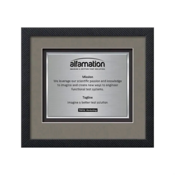 Custom Primrose Certificate TexEtch - Carbon Fiber