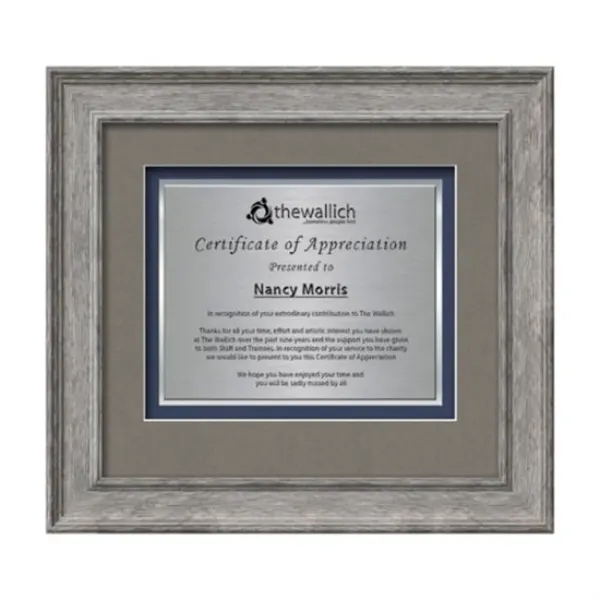 Custom Calder Certificate TexEtch - Grey Oak
