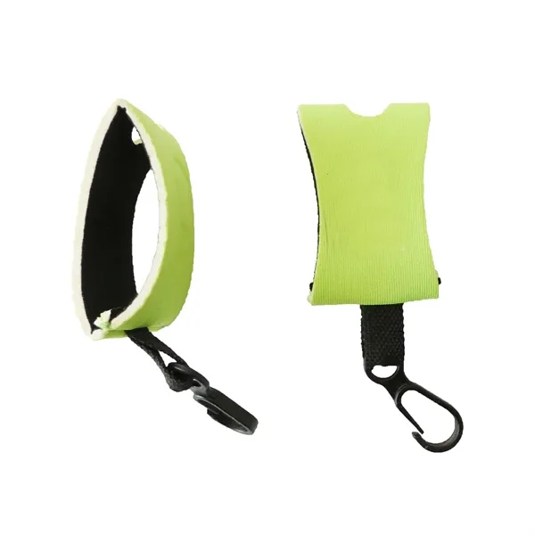 Neoprene Cover for 1 oz Hand Sanitizer Bottle w/ Key Chain - Neoprene Cover for 1 oz Hand Sanitizer Bottle w/ Key Chain - Image 5 of 5