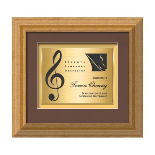 Custom Terrene Certificate TexEtch - Antique Gold