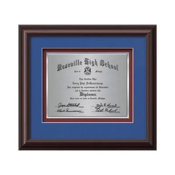 Custom Monarch Certificate TexEtch - Mahogany
