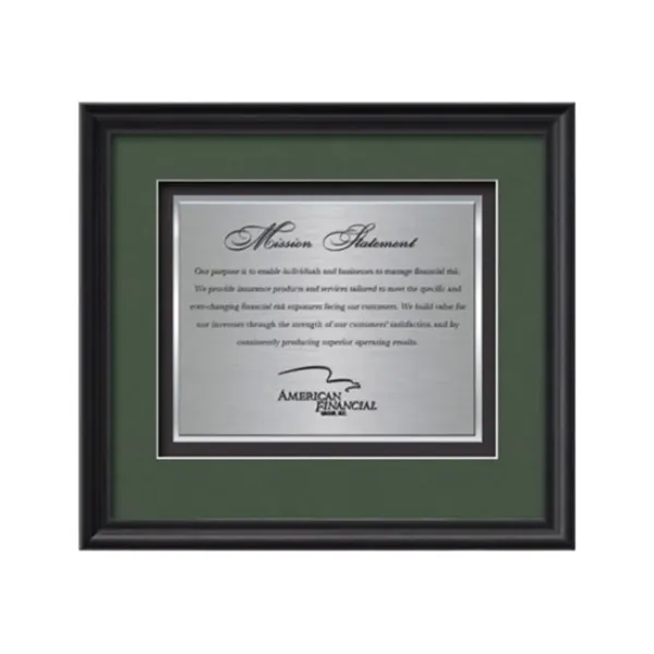 Custom Raven Certificate TexEtch - Black