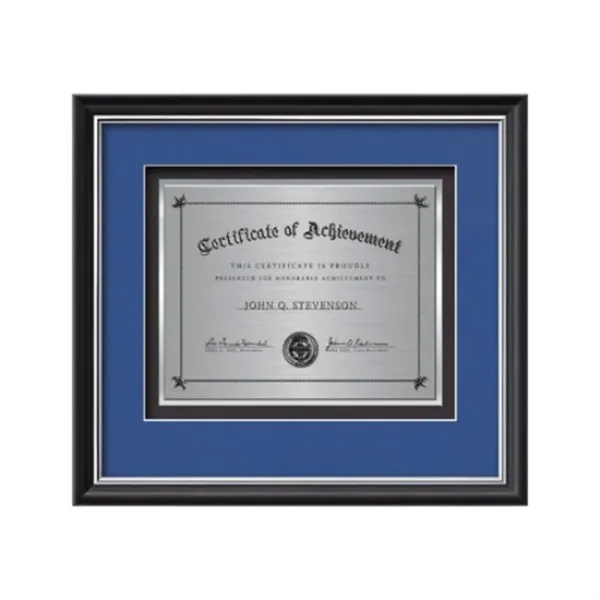 Custom Baron Certificate TexEtch - Black/Silver