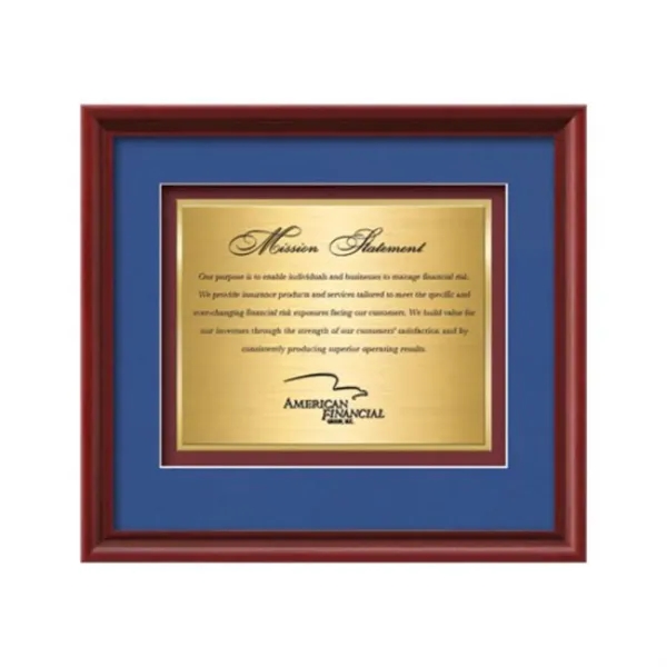 Custom Raven Certificate TexEtch - Mahogany