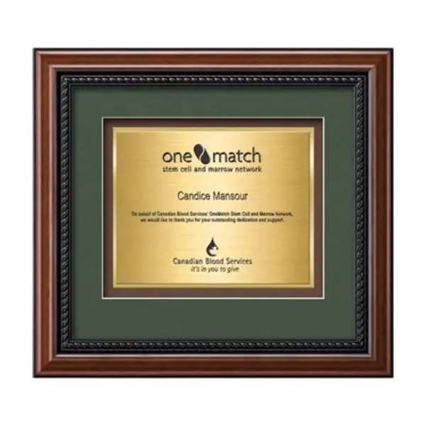 Custom Deco Certificate TexEtch - Walnut