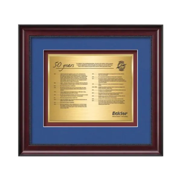 Custom Caprera Certificate TexEtch - Mahogany