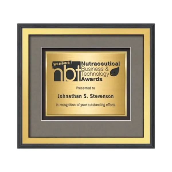 Custom Jasper Certificate TexEtch Horiz - Gold