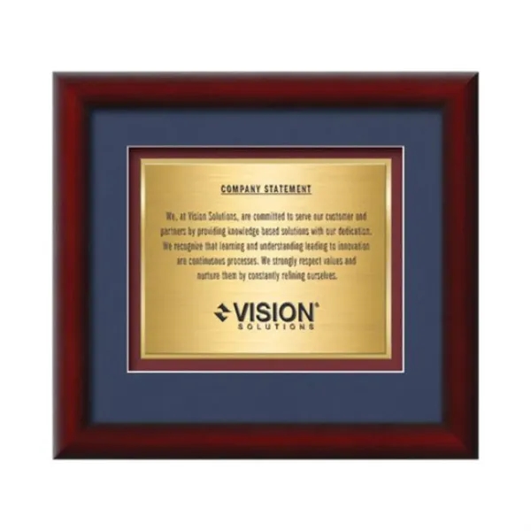 Custom Eco Certificate TexEtch - Mahogany