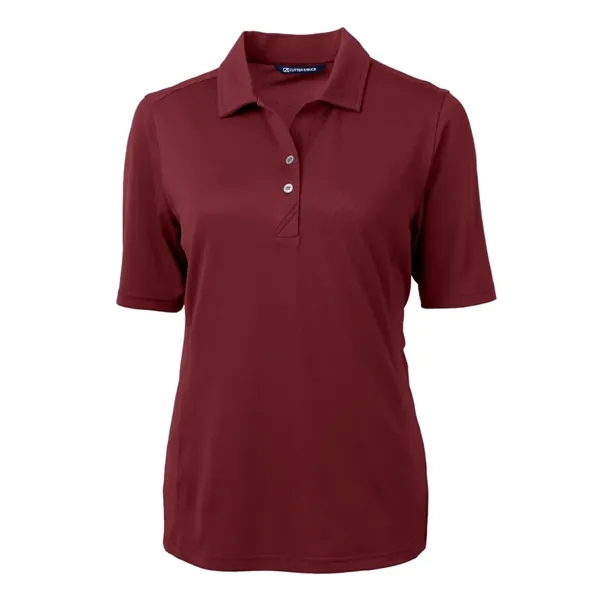 Cutter & Buck Virtue Eco Pique Recycled Womens Polo - Cutter & Buck Virtue Eco Pique Recycled Womens Polo - Image 2 of 35