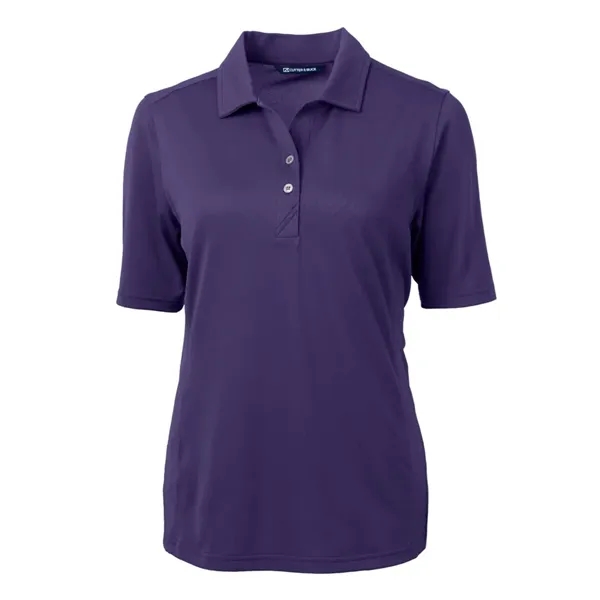 Cutter & Buck Virtue Eco Pique Recycled Womens Polo - Cutter & Buck Virtue Eco Pique Recycled Womens Polo - Image 6 of 35