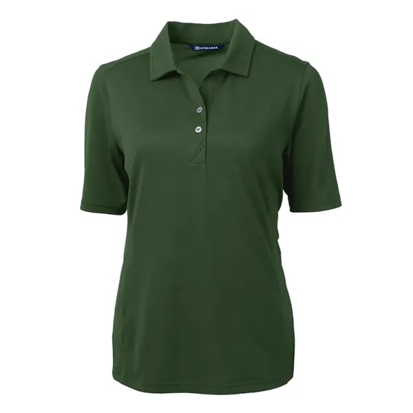 Cutter & Buck Virtue Eco Pique Recycled Womens Polo - Cutter & Buck Virtue Eco Pique Recycled Womens Polo - Image 7 of 35