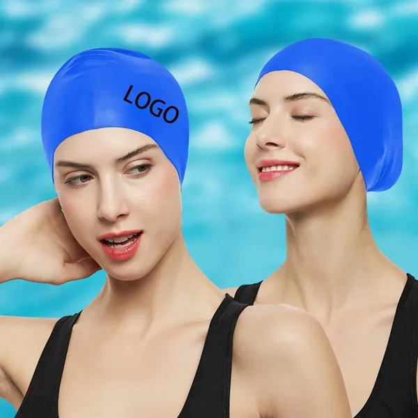 Latex Silicone Swim Cap - Latex Silicone Swim Cap - Image 1 of 4